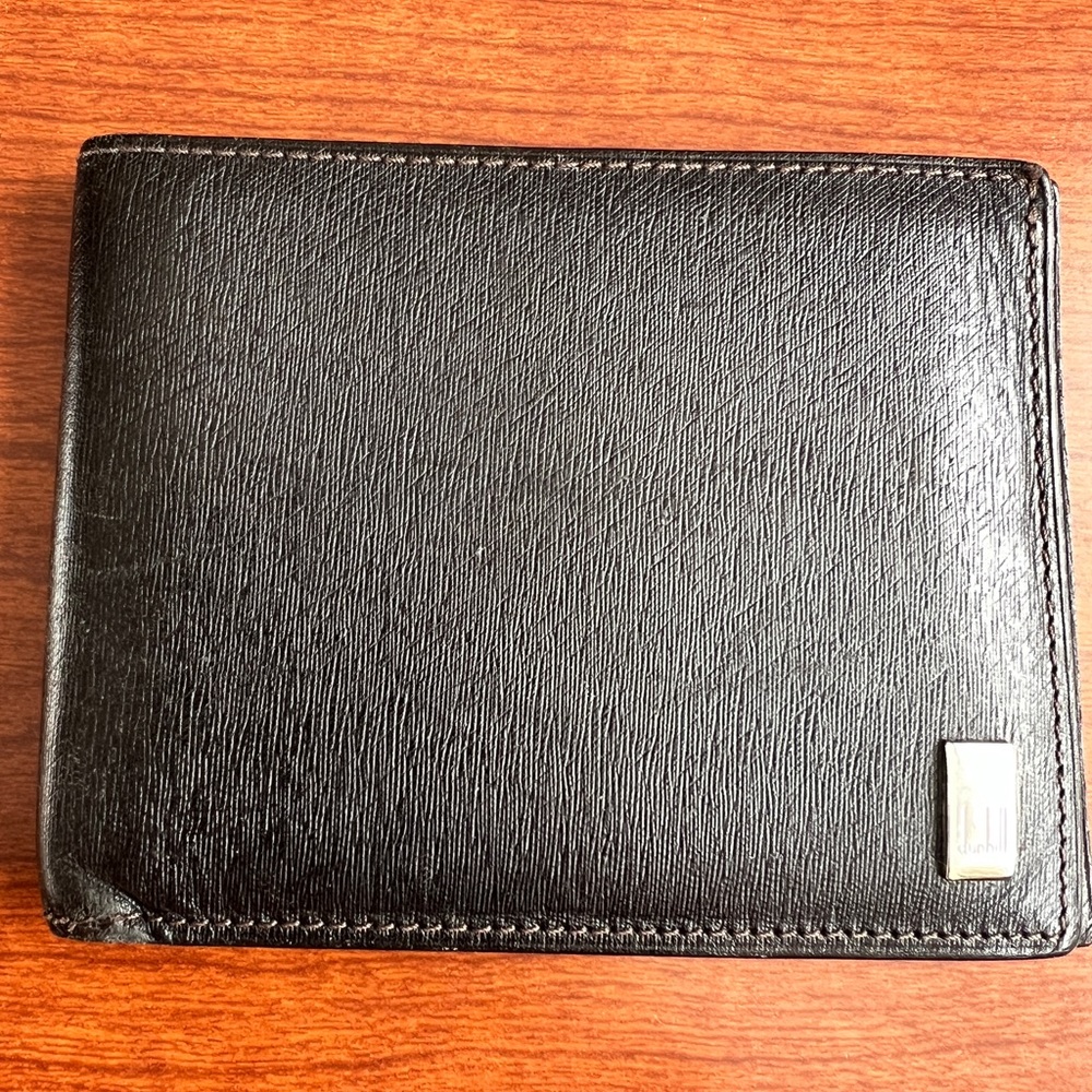 Dunhill Black Leather Wallet